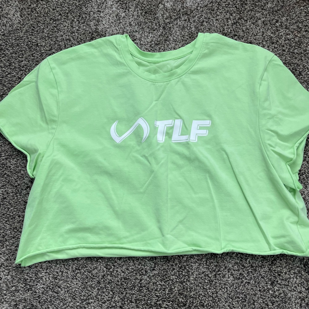 TLF crop tee